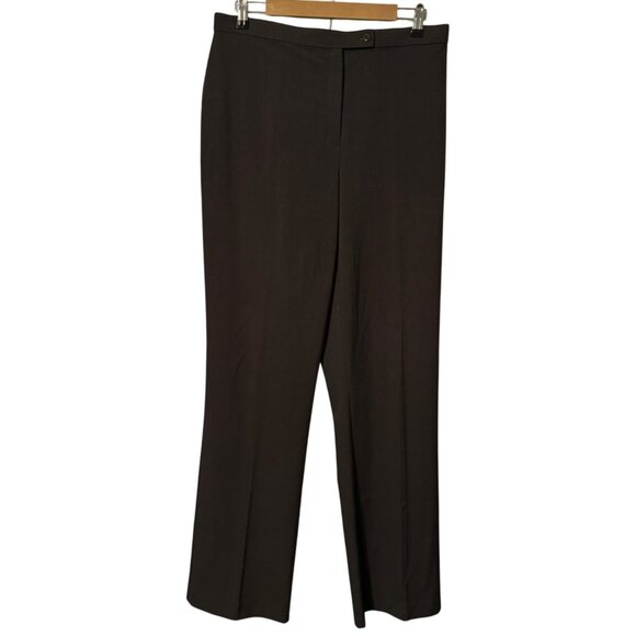 East 5th Secretly Slender Womens 14 Tall Dress Pants In Gray Polyester/Rayon Ble - Picture 1 of 12
